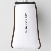 Maak je eigen wit golfheadcover (Draai 90)