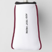 Maak je eigen wit golfheadcover (Draai 90)