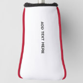 Maak je eigen wit golfheadcover (Draai 90)