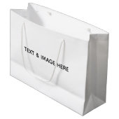 Maak je eigen wit groot cadeauzakje (Voorkant Gekanteld)