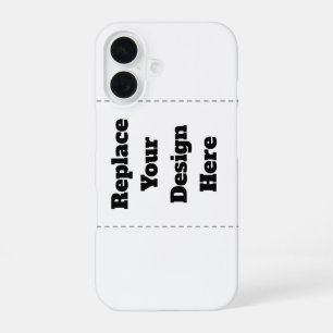 Maak je eigen wit iPhone 16 hoesje