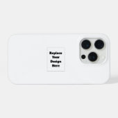 Maak je eigen wit iPhone hoesje (Achterkant horizontaal)