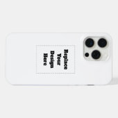 Maak je eigen wit iPhone hoesje (Achterkant horizontaal)