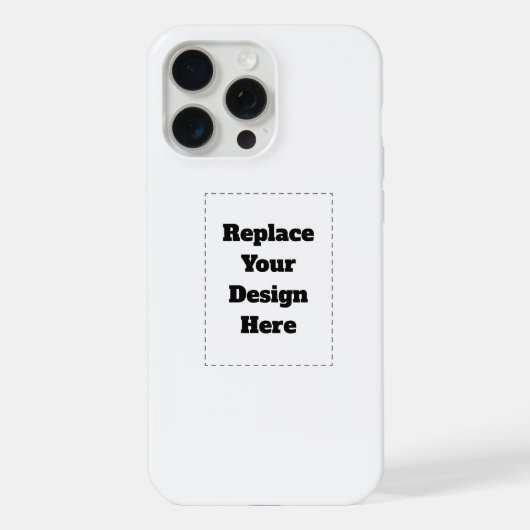 Maak je eigen wit iPhone hoesje (Achterkant)