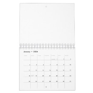 Maak je eigen wit kalender