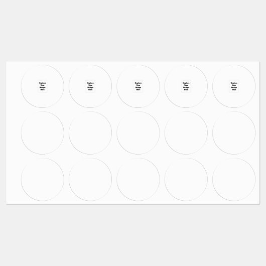 Maak je eigen wit labels (Vel)