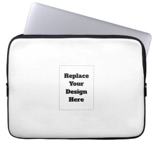 Maak je eigen wit laptop sleeve