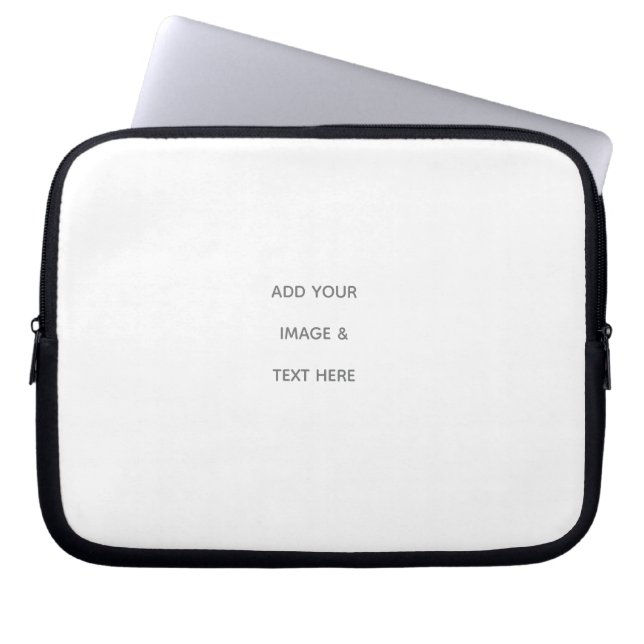 Maak je eigen wit laptop sleeve (Voorkant)
