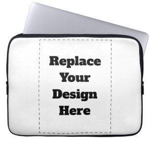 Maak je eigen wit laptop sleeve