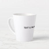 Maak je eigen wit latte mok (Linkerhoek)