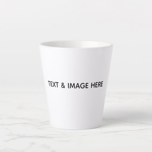 Maak je eigen wit latte mok (Voorkant)