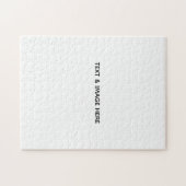 Maak je eigen wit legpuzzel (Horizontaal)