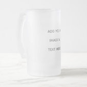 Maak je eigen wit matglas bierpul (Voorkant links)
