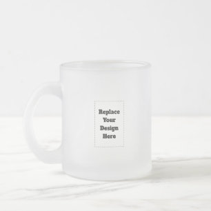 Maak je eigen wit matglas koffiemok