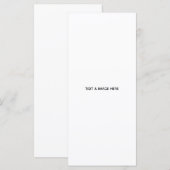 Maak je eigen wit menu (Voorkant / Achterkant)