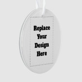 Maak je eigen wit ornament (voorkant)