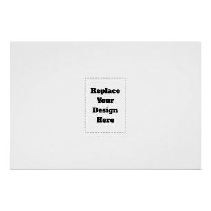 Maak je eigen wit perfect poster