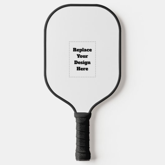 Maak je eigen wit pickleball paddle (Voorkant)