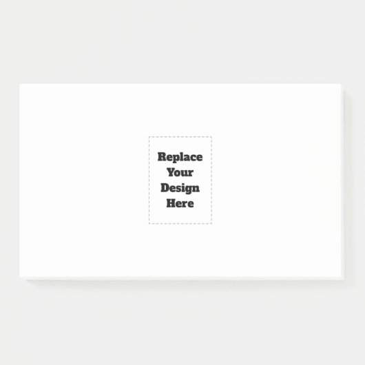 Maak je eigen wit post-it® notes (Voorkant)