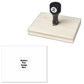 Maak je eigen wit 	rubberstempel (Gestempeld)