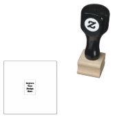 Maak Je Eigen wit Rubberstempel (Gestempeld)