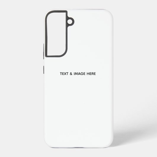 Maak je eigen wit samsung galaxy hoesje (Achterkant)