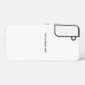 Maak je eigen wit samsung galaxy hoesje (Achterkant horizontaal)