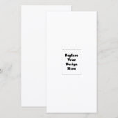 Maak je eigen wit save the date (Voorkant / Achterkant)