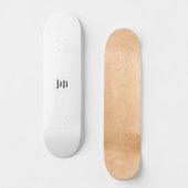 Maak je eigen wit skateboard (Voorkant)