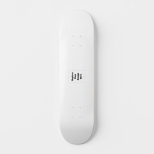Maak je eigen wit skateboard