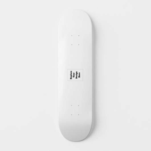 Maak je eigen wit skateboard (Voorkant)