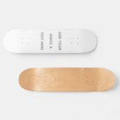 Maak je eigen wit skateboard (Horizontaal)