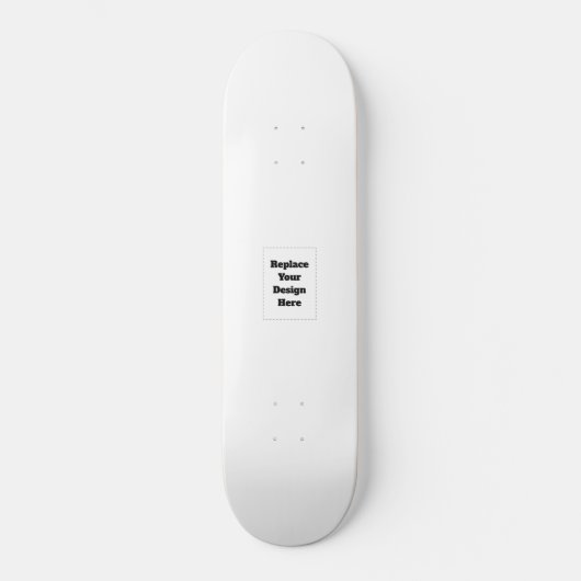 Maak je eigen wit skateboard (Voorkant)