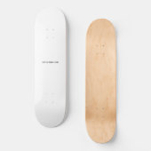 Maak je eigen wit skateboard (Voorkant)
