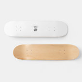 Maak je eigen wit skateboard (Horizontaal)