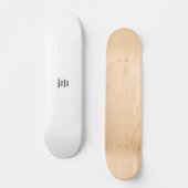 Maak je eigen wit skateboard (Voorkant)