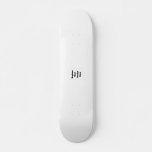 Maak je eigen wit skateboard