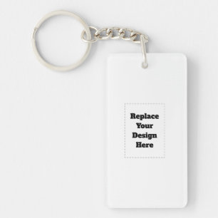 Maak je eigen wit sleutelhanger