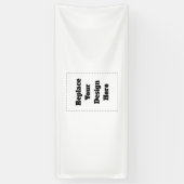 Maak je eigen wit spandoek (Verticaal)