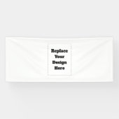 Maak je eigen wit spandoek (Horizontaal)