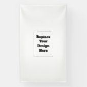 Maak je eigen wit spandoek (Verticaal)