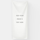 Maak je eigen wit spandoek (Verticaal)