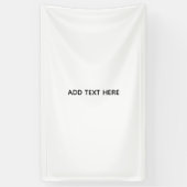 Maak je eigen wit spandoek (Verticaal)