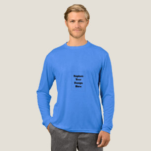 Maak je eigen wit Tri-Blend shirt