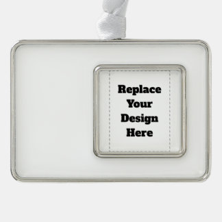 Maak je eigen wit verzilverd kader ornament