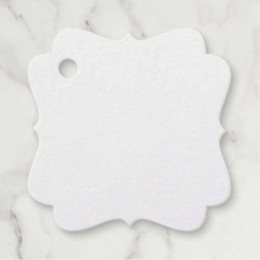 Maak je eigen witte aangepaste bedankjes labels (Voorkant)