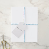 maak je eigen witte cadeaulabel (Met Touw)