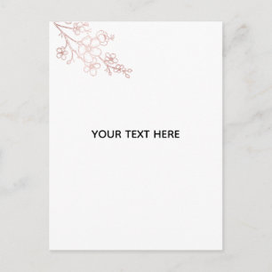 Maak je eigen witte elegante briefkaart