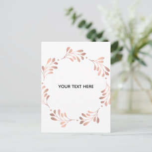 Maak je eigen witte elegante briefkaart