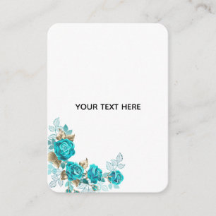 Maak je eigen witte elegante informatiekaartje